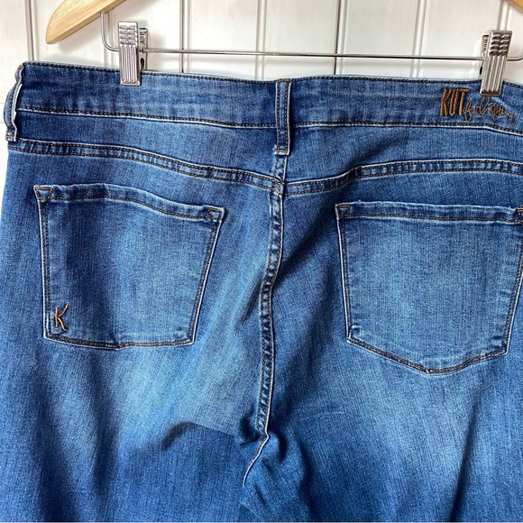 Kut From The Kloth Carrie Boyfriend Mid Rise Denim Blue Jeans Sz 16 - Picture 7 of 11